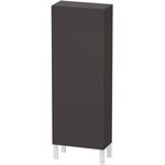 Duravit Halbhochschrank L-CUBE 500x243x1320mm A links graphit supermatt