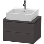Duravit Konsolenunterschrank L-CUBE 400x620x477mm graphit supermatt