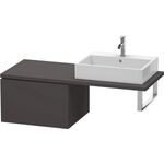 Duravit Konsolenunterschrank L-CUBE 400x620x547mm graphit supermatt