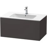 Duravit Waschtischunterbau L-CUBE 820x481x400mm graphit supermatt