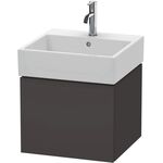 Duravit Waschtischunterbau L-CUBE 394x484x459mm graphit supermatt