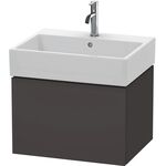 Duravit Waschtischunterbau L-CUBE 394x584x459mm graphit supermatt