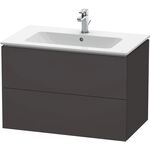 Duravit Waschtischunterbau L-CUBE 820x481x550mm graphit supermatt