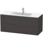 Duravit Waschtischunterbau L-CUBE 1220x481x550mm graphit supermatt