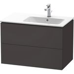 Duravit Waschtischunterbau L-CUBE 550x820x481mm Be re graphit supermatt