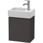 Duravit Waschtischunterbau L-CUBE 400x364x241mm A rechts graphit supermatt