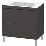 Duravit Waschtischunterbau L-CUBE m WT Vero Air 698x800x480mm o HL gra sma