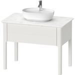 Duravit Quarzsteinkonsole LUV 938x570 1 Ausz. steh Nord. we seidenamtt