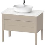 Duravit Waschtischunterbau LUV 938x570mm f Kons freist taupe seidenmatt