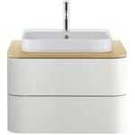 Duravit Konsolenplatte HAPPY D.2 PLUS 16x650x480mm m 1 Auss mediterrane eiche