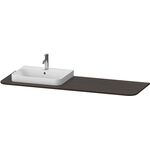 Duravit Konsolenplatte HAPPY D.2 PLUS 16x1600x550mmm m 1 Auss li NB gebürstet