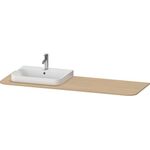 Duravit Konsolenplatte HAPPY D.2 PLUS 16x1600x550mmm m 1 Auss li medi eiche