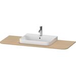 Duravit Konsolenplatte HAPPY D.2 PLUS 16x1300x550mmm m 1 Auss mttg medi eiche