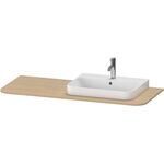 Duravit Konsolenplatte HAPPY D.2 PLUS 16x1300x550mmm m 1 Auss re medi eiche