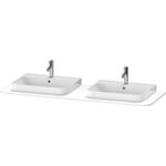 Duravit Konsolenplatte HAPPY D.2 PLUS 16x1600x550mm m 2 Ausschnitten we sdm