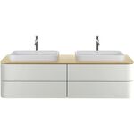 Duravit Konsolenunterschrank HAPPY D.2 P 354x1600x550mm f 2x Aufsatzbecken Happy
