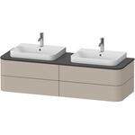 Duravit Konsolenunterschrank HAPPY D.2 P 408x1600x550mm f 2x Aufsatzbecken Happy