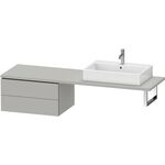 Duravit Konsolenunterschrank L-CUBE 400x720x547mm betongrau matt