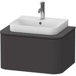 Duravit Konsolenunterschrank HAPPY D.2 P 354x650x480mm graphit supermatt