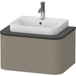 Duravit Konsolenunterschrank HAPPY D.2 P 354x650x480mm steingrau seidenmatt