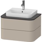 Duravit Konsolenunterschrank HAPPY D.2 P 408x650x480mm taupe seidenmatt