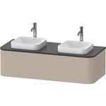 Duravit Konsolenunterschrank HAPPY D.2 P 354x1300x550mm f 2x Aufsatzbecken Happy