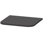 Duravit Abdeckplatte HAPPY D.2 PLUS 16x403x364mm graphit supermatt