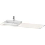 Duravit Konsolenplatte HAPPY D.2 PLUS 16x1600x550mmm m 1 Auss li we hochglanz