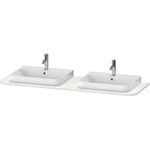 Duravit Konsolenplatte HAPPY D.2 PLUS 16x1600x550mm m 2 Ausschnitten No we sdm