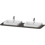 Duravit Konsolenplatte HAPPY D.2 PLUS 16x1600x550mm m 2 Ausschnitten NB geb