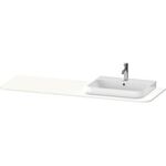 Duravit Konsolenplatte HAPPY D.2 PLUS 16x1600x550mmm m 1 Auss re we seidenmatt