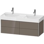 Duravit Waschtischunterbau XSQUARE 397x1184x460mm 4 Schubk fla gr hochglanz