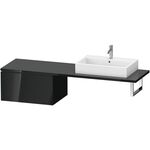 Duravit Konsolenunterschrank L-CUBE 400x720x547mm schwarz hochglanz