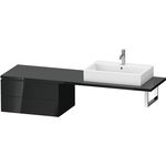 Duravit Konsolenunterschrank L-CUBE 400x720x547mm schwarz hochglanz