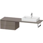 Duravit Konsolenunterschrank L-CUBE 400x720x547mm flannel grey hochglanz