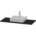Duravit Konsole XSQUARE mit Auschnitt 16x800x550mm eiche schwarz