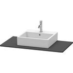 Duravit Konsole XSQUARE m Auschnitt 16x1000x550mm gra supermatt