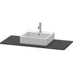 Duravit Konsole XSQUARE m Auschnitt 16x1200x550mm gra supermatt