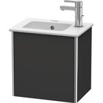 Duravit Waschtischunterbau XSQUARE 400x410x289mm Türansch re gra supermatt
