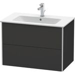 Duravit Waschtischunterbau XSQUARE 560x810x478mm graphit supermatt