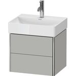 Duravit WTU COMPACT XSQUARE 397x484x390mm betongrau matt