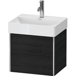 Duravit WTU COMPACT XSQUARE 397x484x390mm eiche schwarz