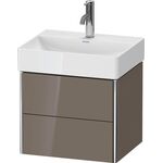 Duravit WTU COMPACT XSQUARE 397x484x390mm flannel grey hochglanz