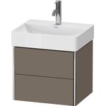 Duravit WTU COMPACT XSQUARE 397x484x390mm flannel grey seidenmatt