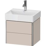 Duravit WTU COMPACT XSQUARE 397x484x390mm taupe matt