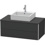 Duravit Waschtischunterbau XSQUARE 400x1000x548mm graphit supermatt
