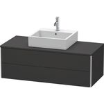 Duravit Waschtischunterbau XSQUARE 400x1200x548mm graphit supermatt