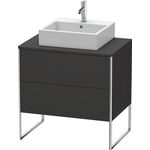 Duravit Waschtischunterbau XSQUARE 778x800x548mm graphit supermatt