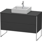 Duravit Waschtischunterbau XSQUARE 778x1200x548mm graphit supermatt