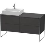 Duravit Waschtischunterbau XSQUARE 778x1400x548mm Be li graphit supermatt